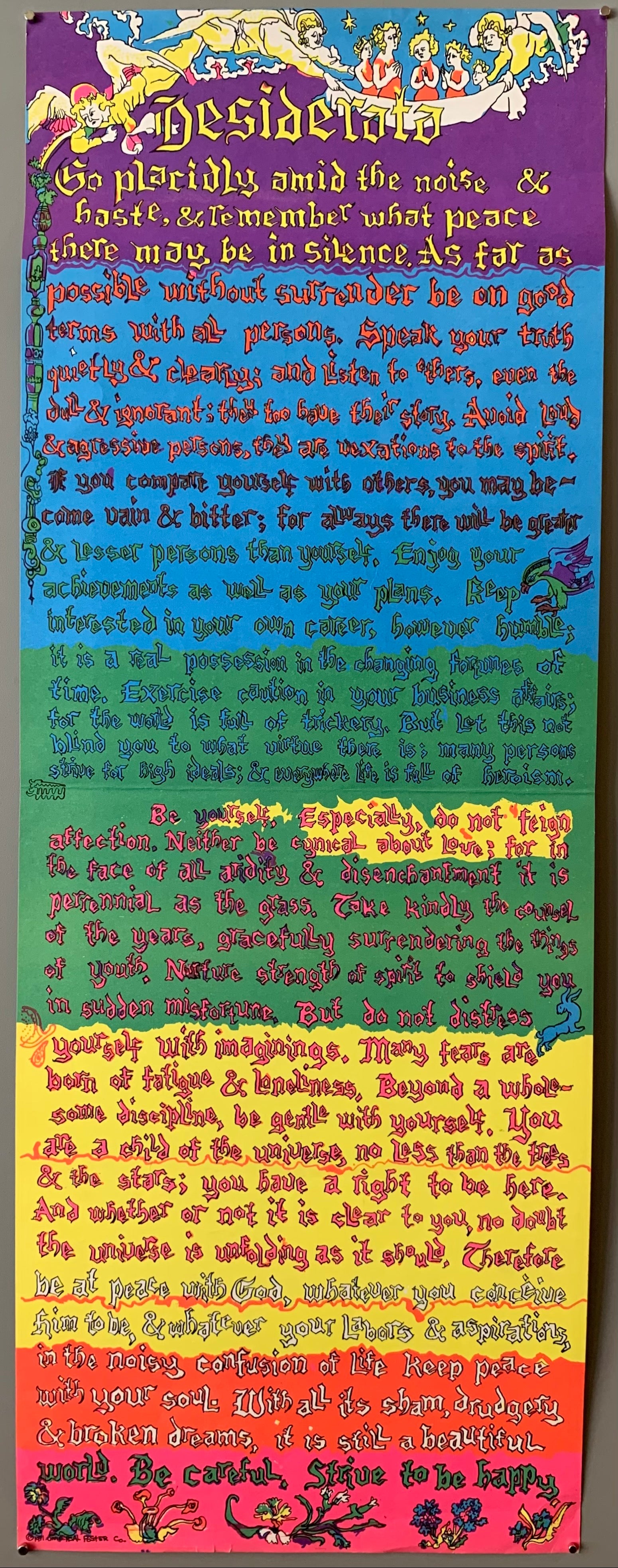 Desiderata Poster