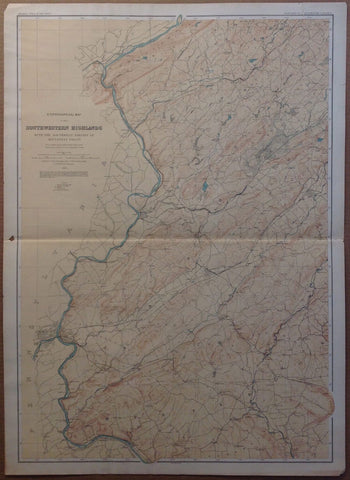 Link to A Topographical Map of the Southwestern HighlandsU.S.A 1887 Product