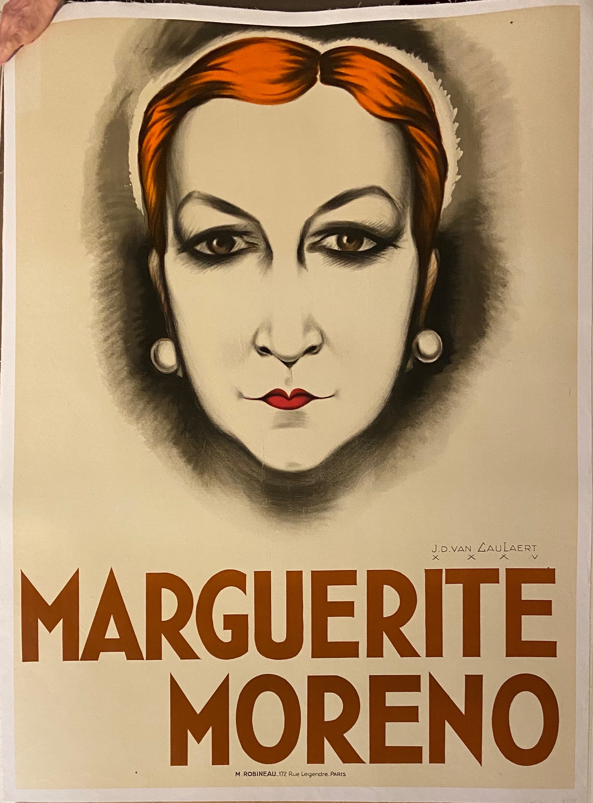 Marguerite Moreno Vintage Poster