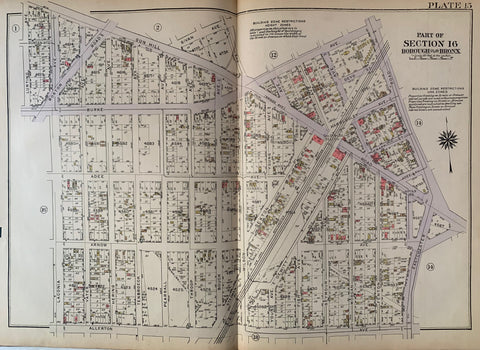 Link to Atlas of the City of New York Borough of the Bronx (Volume 3)New York City, 1927 Product