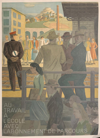 Link to Au Travail A l'École Avec l'abonnement De ParcoursSwitzerland, 1946 Product