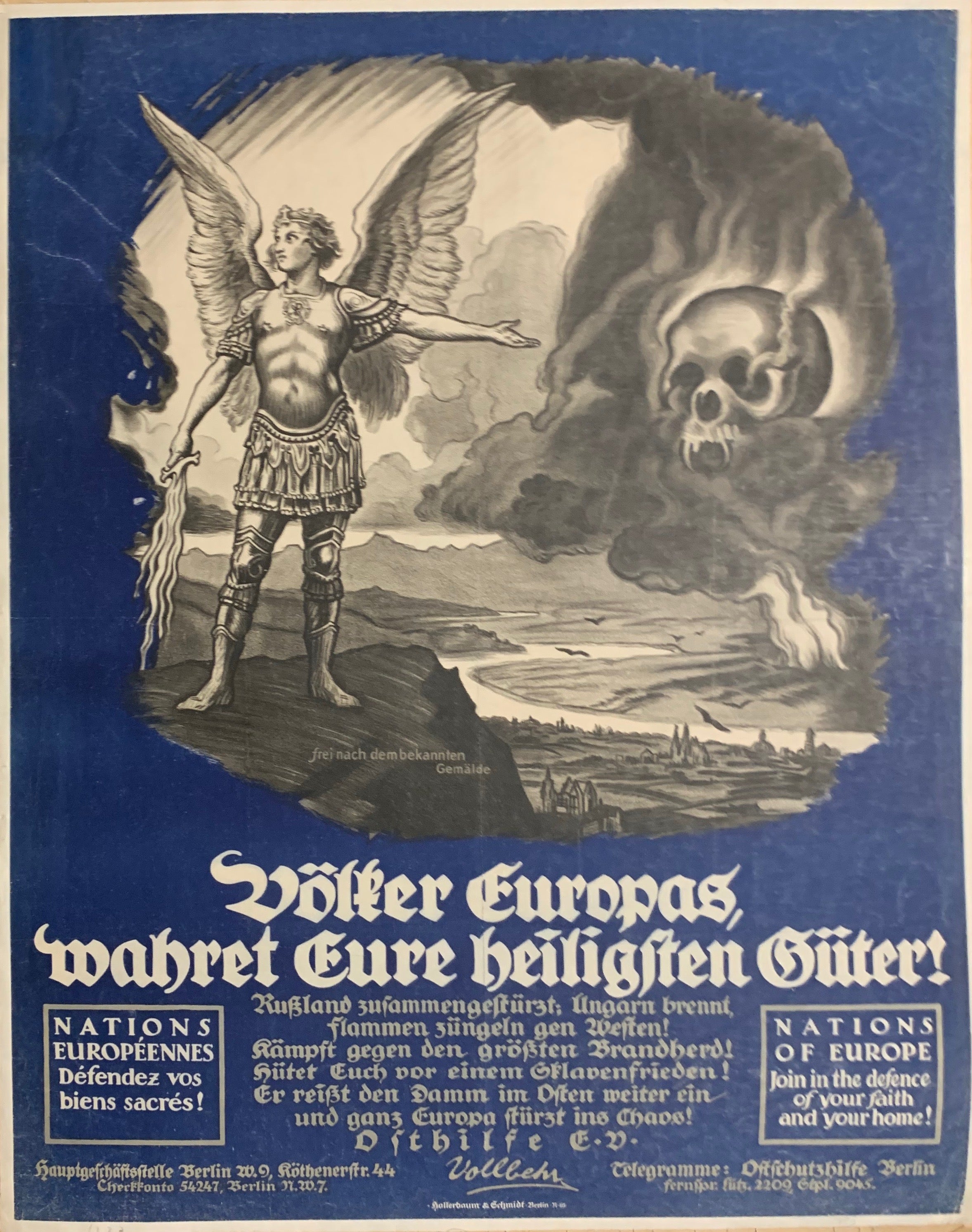 Nations Of Europe German Propaganda Poster