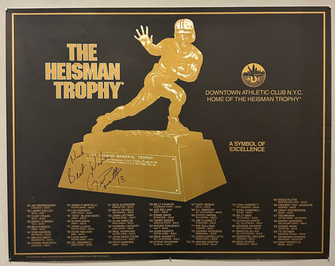 Link to The Heisman Trophy Signed Poster Gino Torretta NFL Miami HurricanesUSA, 1992 Product