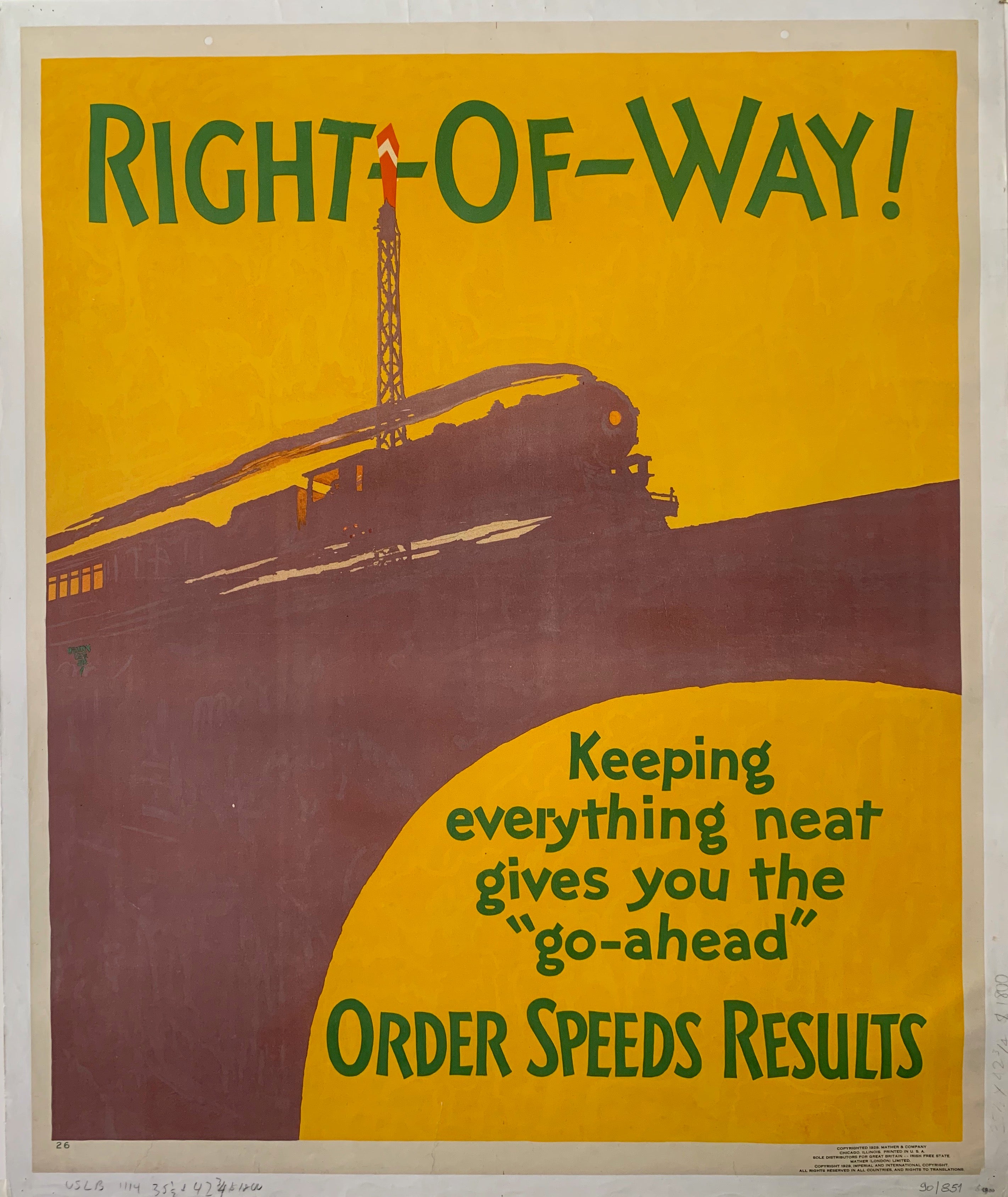 Right Of Way Mather Poster ✓