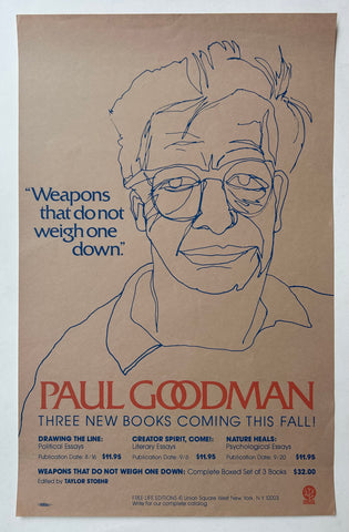 Link to  Paul Goodman PosterUSA, c. 1977  Product