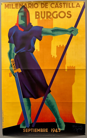 Link to  Milenario de Castilla Burgos PosterSpain, 1943  Product