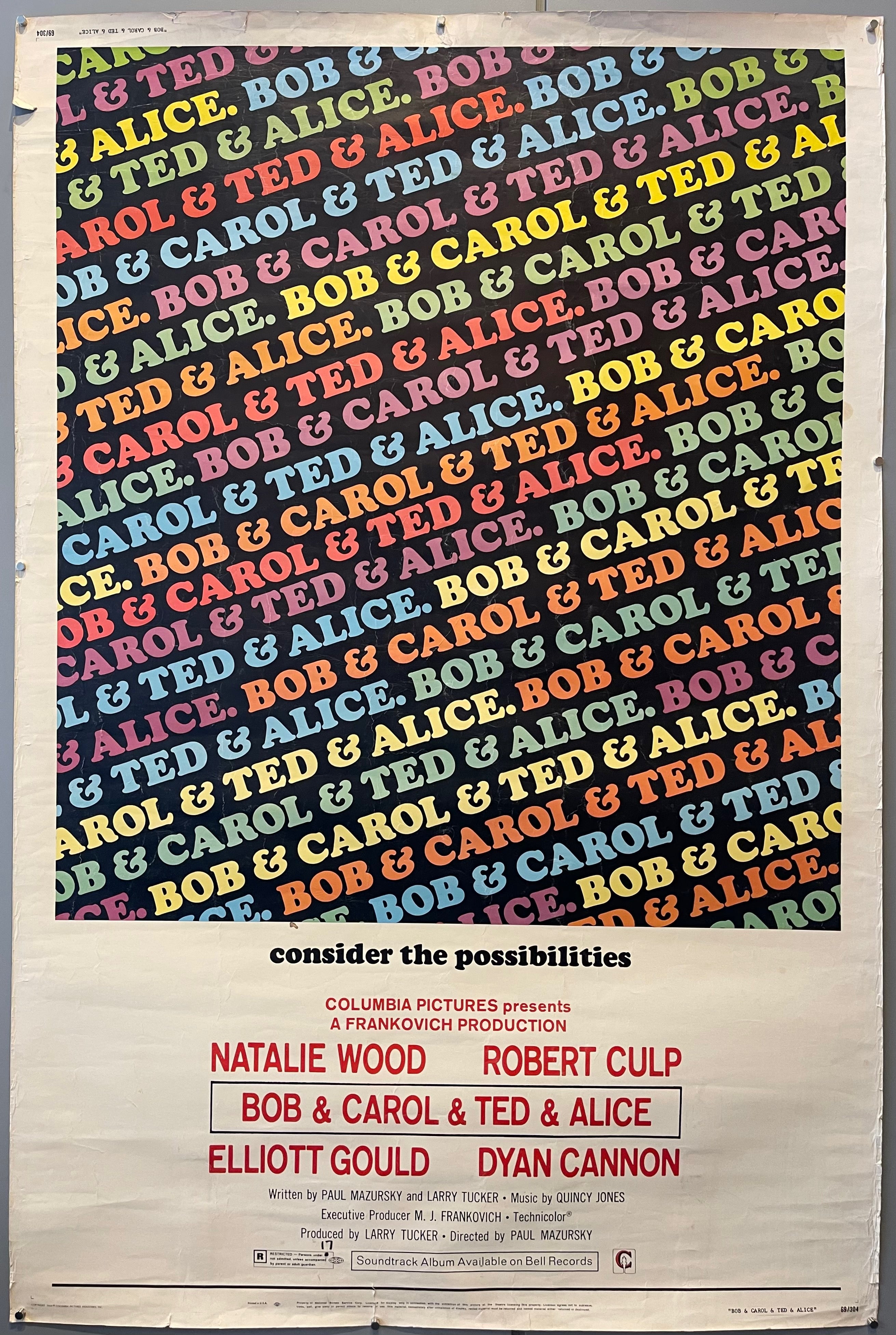 "Bob & Carol & Ted & Alice" Movie Poster