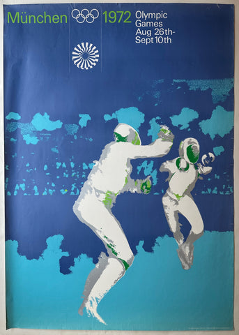Link to  Munich 1972 Olympic Games Fencing PosterGermany, 1971  Product
