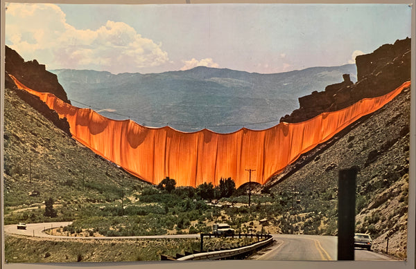 Christo and Jeanne-Claude 'Valley Curtain' Poster – Poster Museum