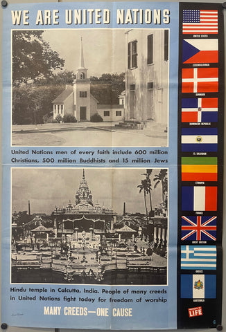 Link to  United Nations Life Magazine Poster #6U.S.A., c. 1940s  Product