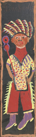 Link to Portrait of a Native American #28, Jimmie Lee Sudduth PaintingU.S.A, c. 1995 Product