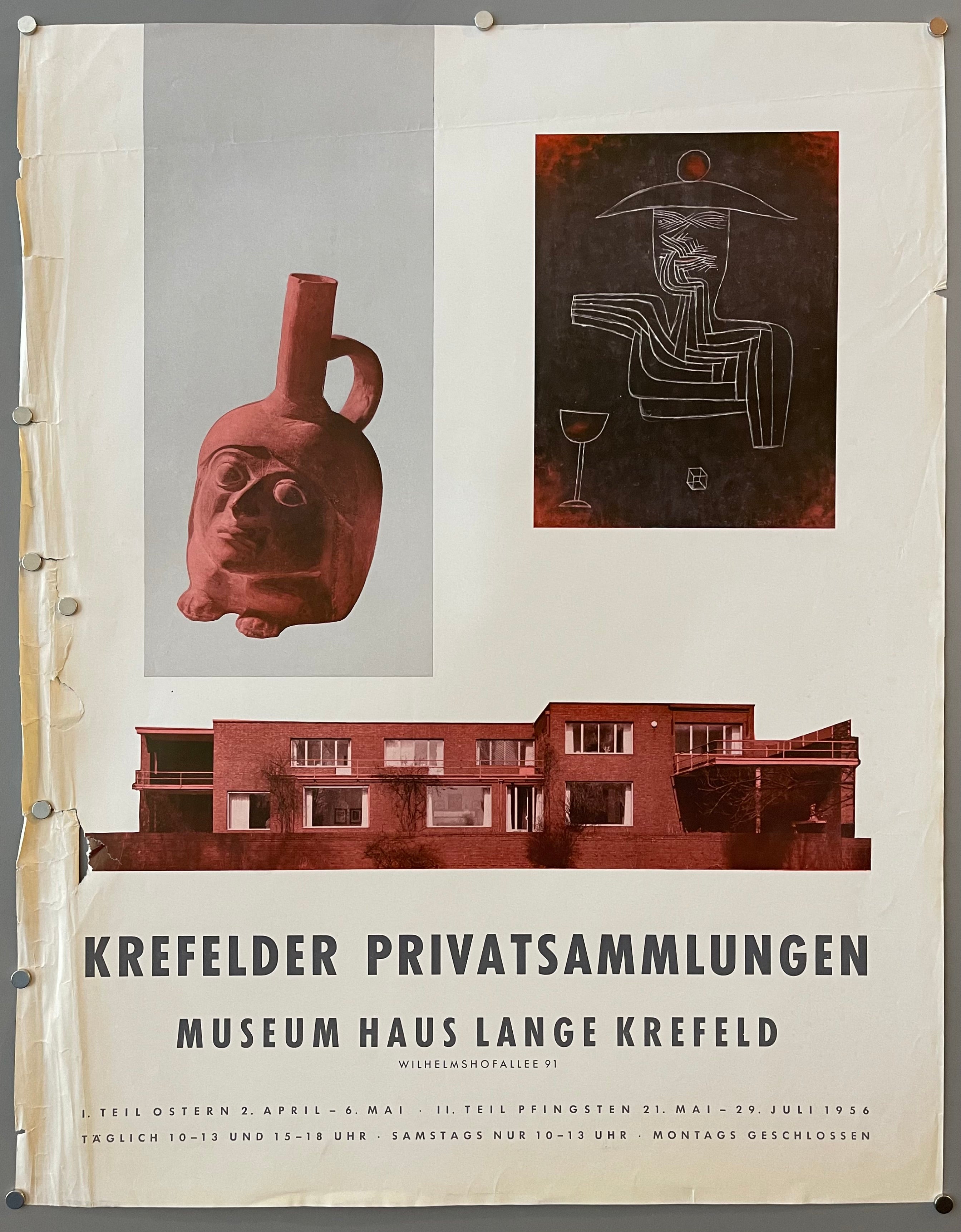 poster of a museum in Krefeld