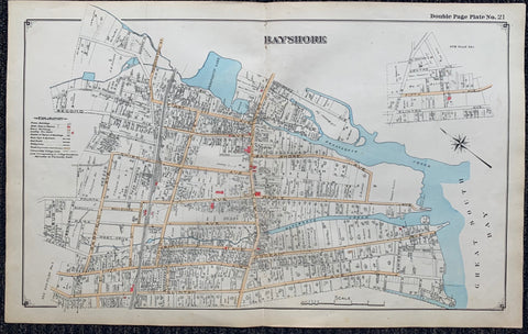 Link to  Long Island Index Map No.2 - Plate 21 BayshoreLong Island, C. 1915  Product