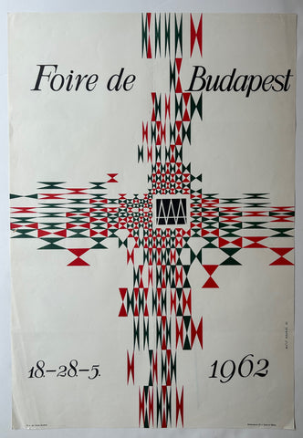 Link to  Foire de Budapest 1962 PosterHungary, 1962  Product