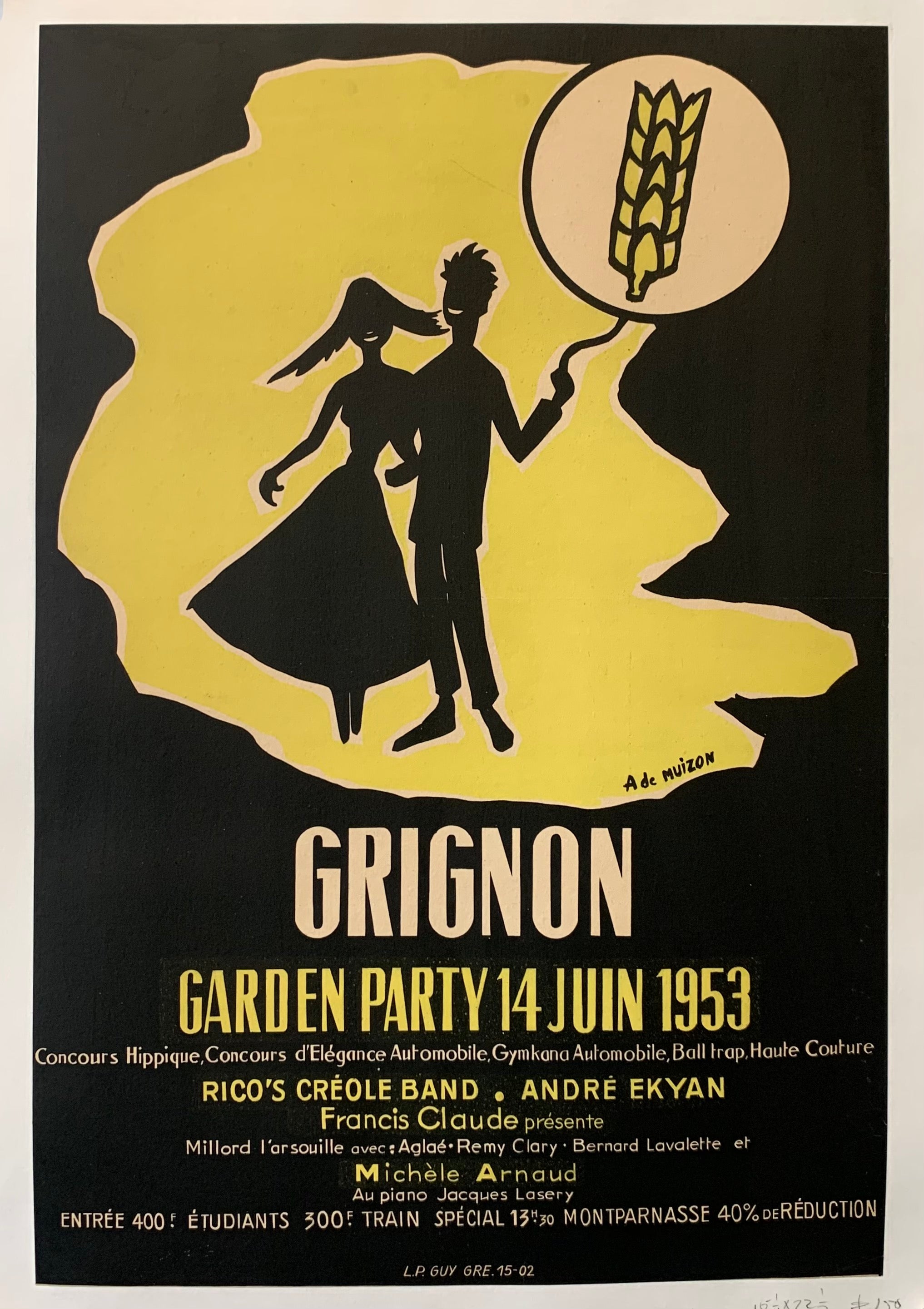 Grignon Garden Party Poster ✓