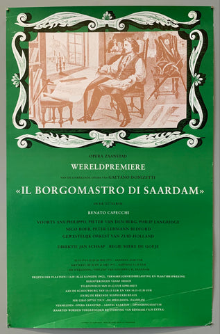 Link to  Il Borgomastro di Saardam PosterNetherlands, 1973  Product