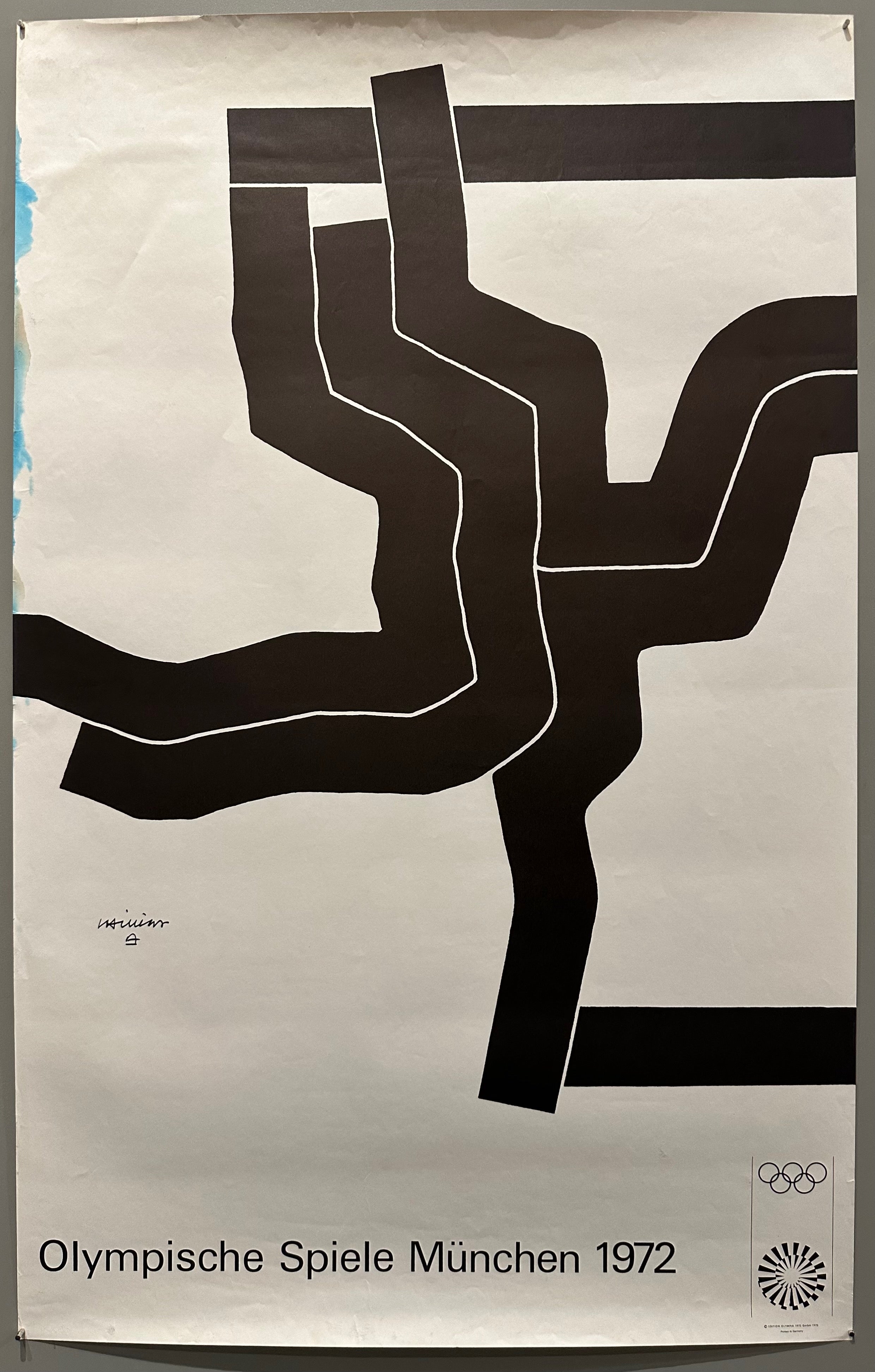 Olympische Spiele München 1972 Soulages Poster