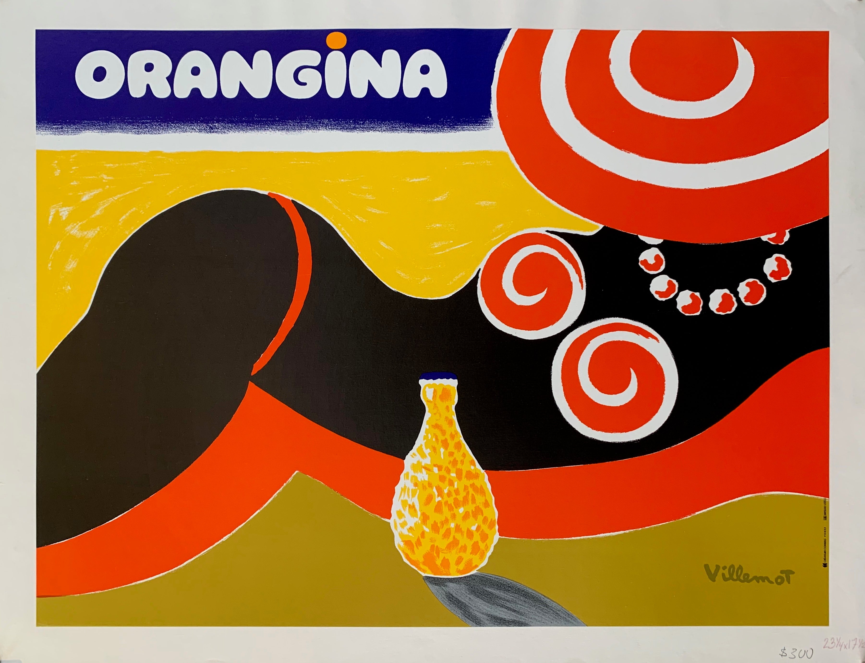Orkan Poesi grundlæggende Orangina Retro Advert – Poster Museum