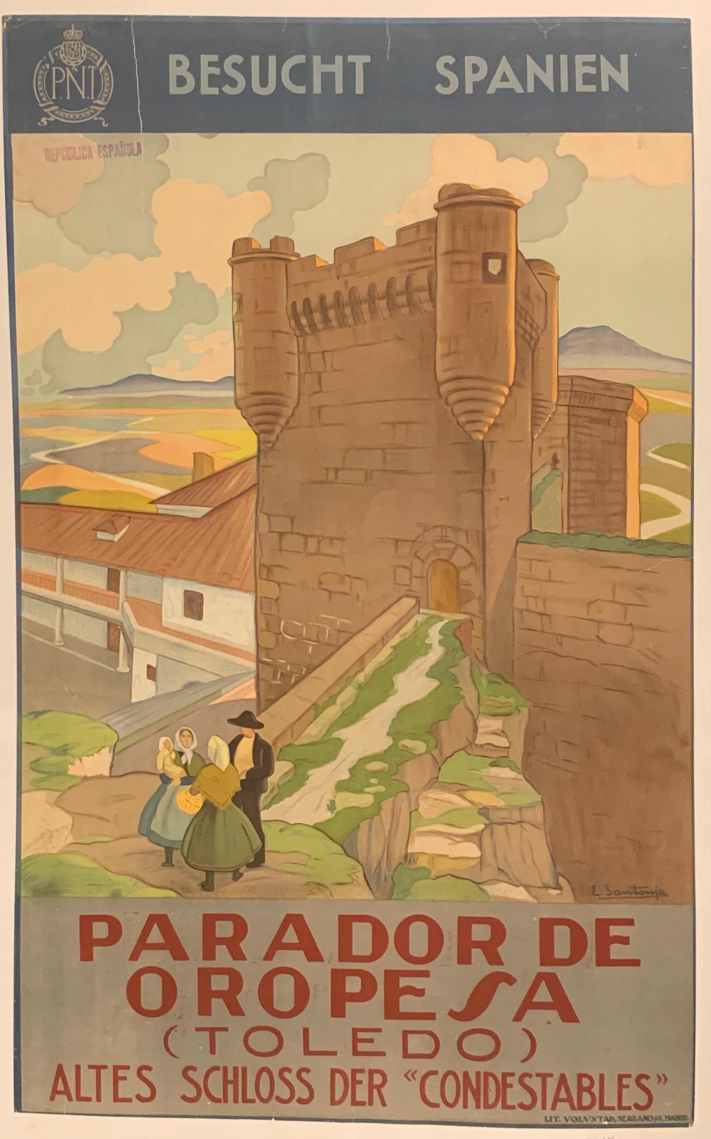 Parador De Oropesa Travel Poster ✓