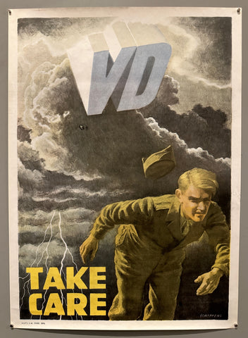 Link to  Take Care Venereal Disease PosterUSA 1946  Product