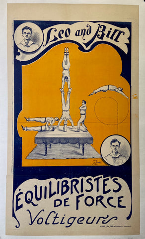 Link to  Leo and Bill Équilibristes de Force Voltigeurs PosterFrance, c. 1920  Product