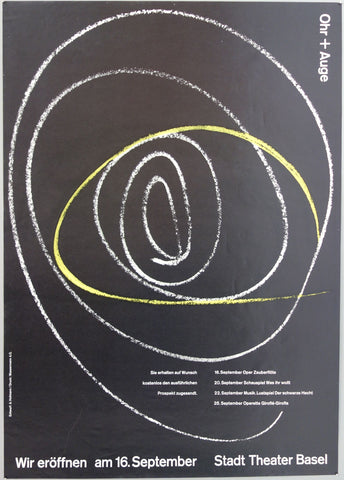 Link to Wir Eröffnenam 16.September Stadt Theater BaselSwitzerland 1955 Product