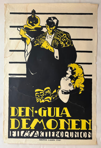 Link to  Den Gula Demonen PosterSweden, c. 1918  Product