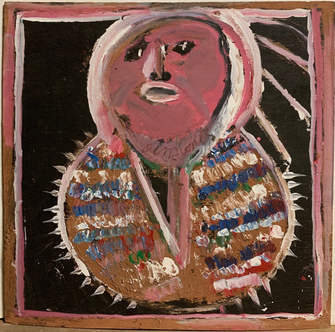 Link to Pink Native #126, Jimmie Lee Sudduth PaintingU.S.A, c. 1995 Product