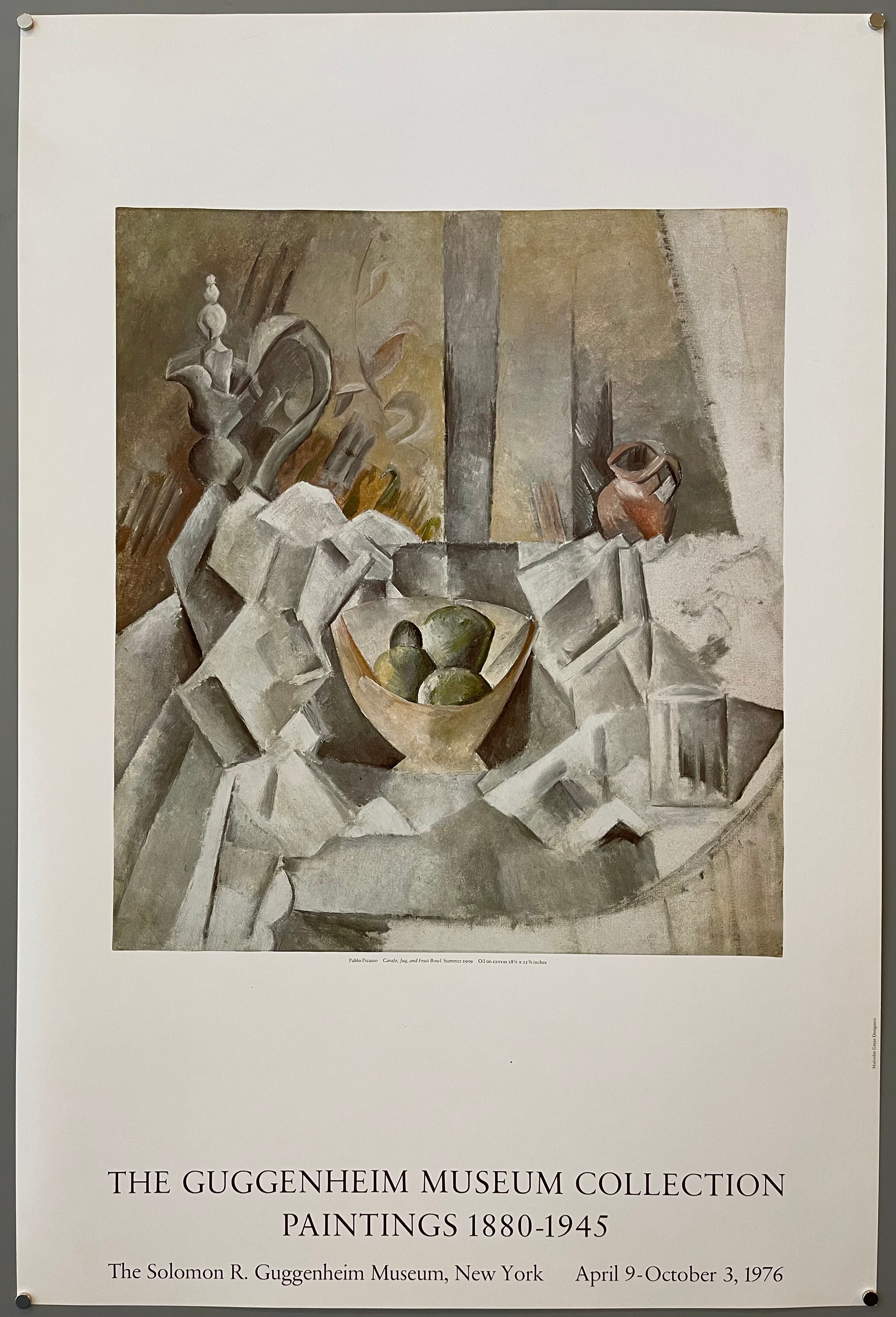 poster of a Picasso cubist still-life