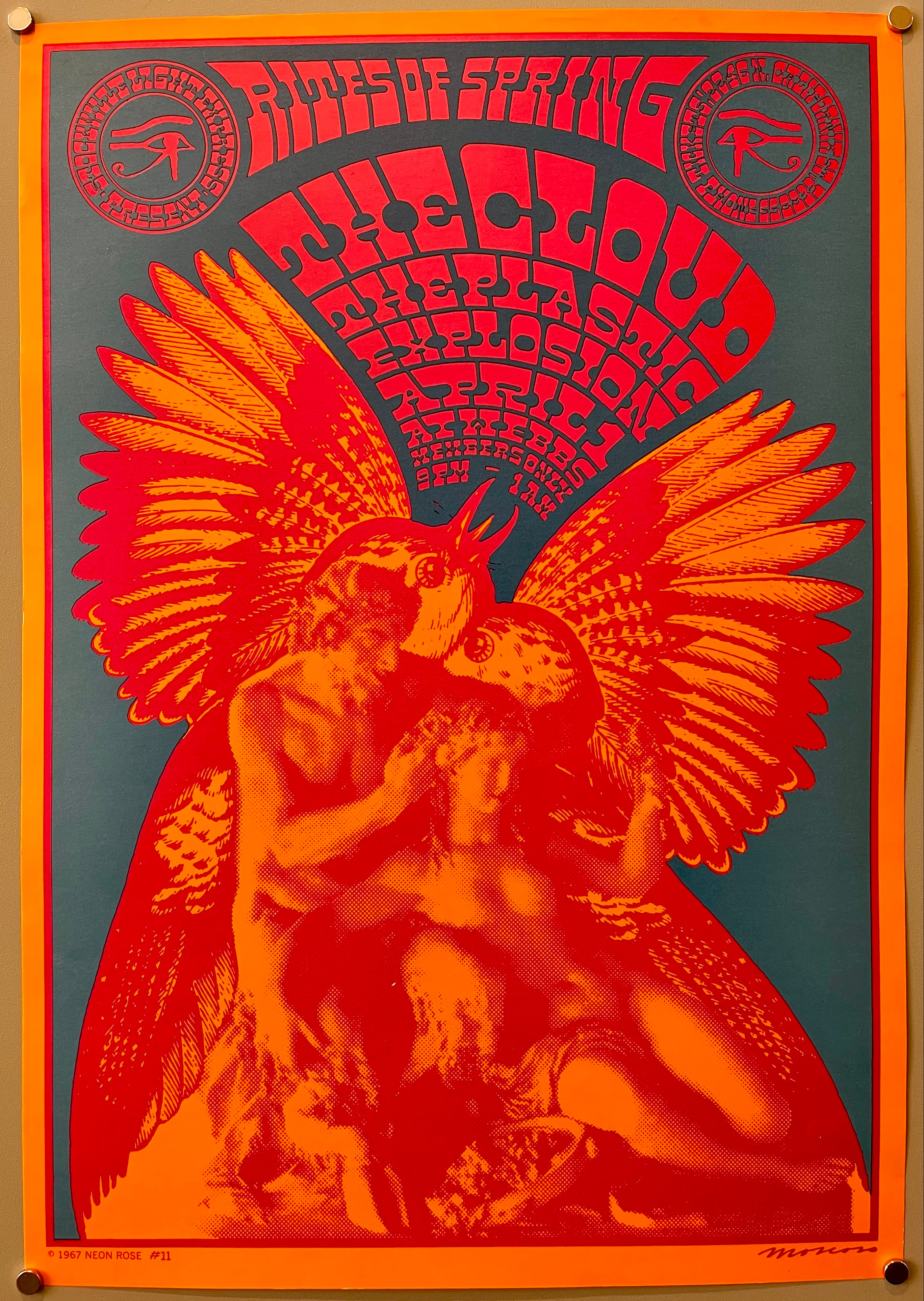 poster of a man and woman and birds
