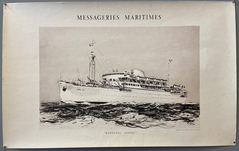 Link to Messageries Maritimes Maréchal Joffre PosterFrance, c. 1950 Product