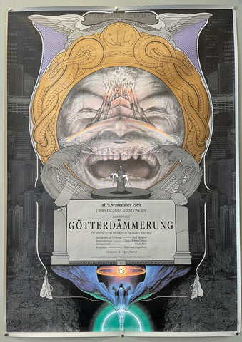 Link to  Götterdämmerung Oper Zürich PosterSwitzerland, 1989  Product