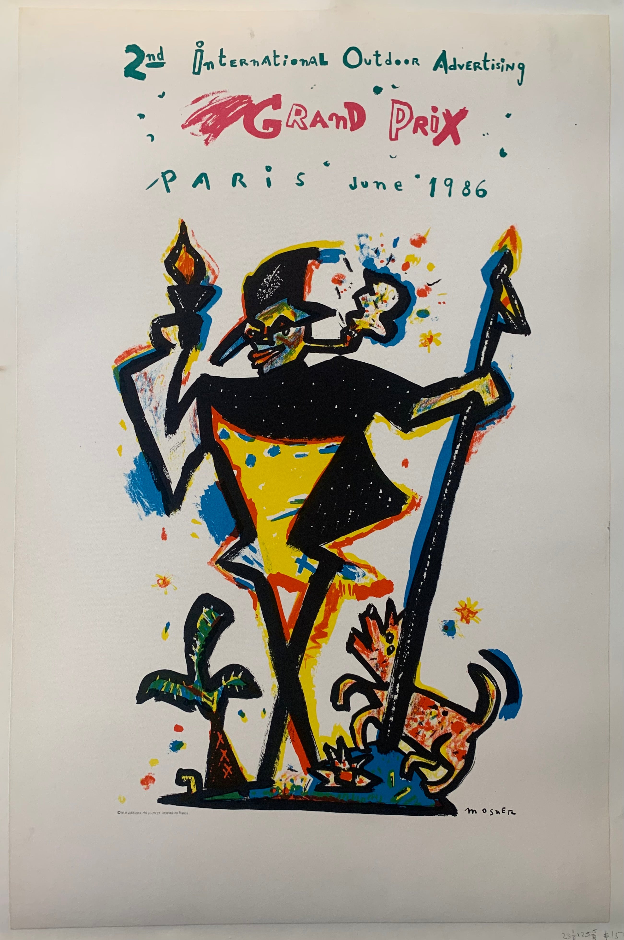Grand Prix Paris 1986 Poster