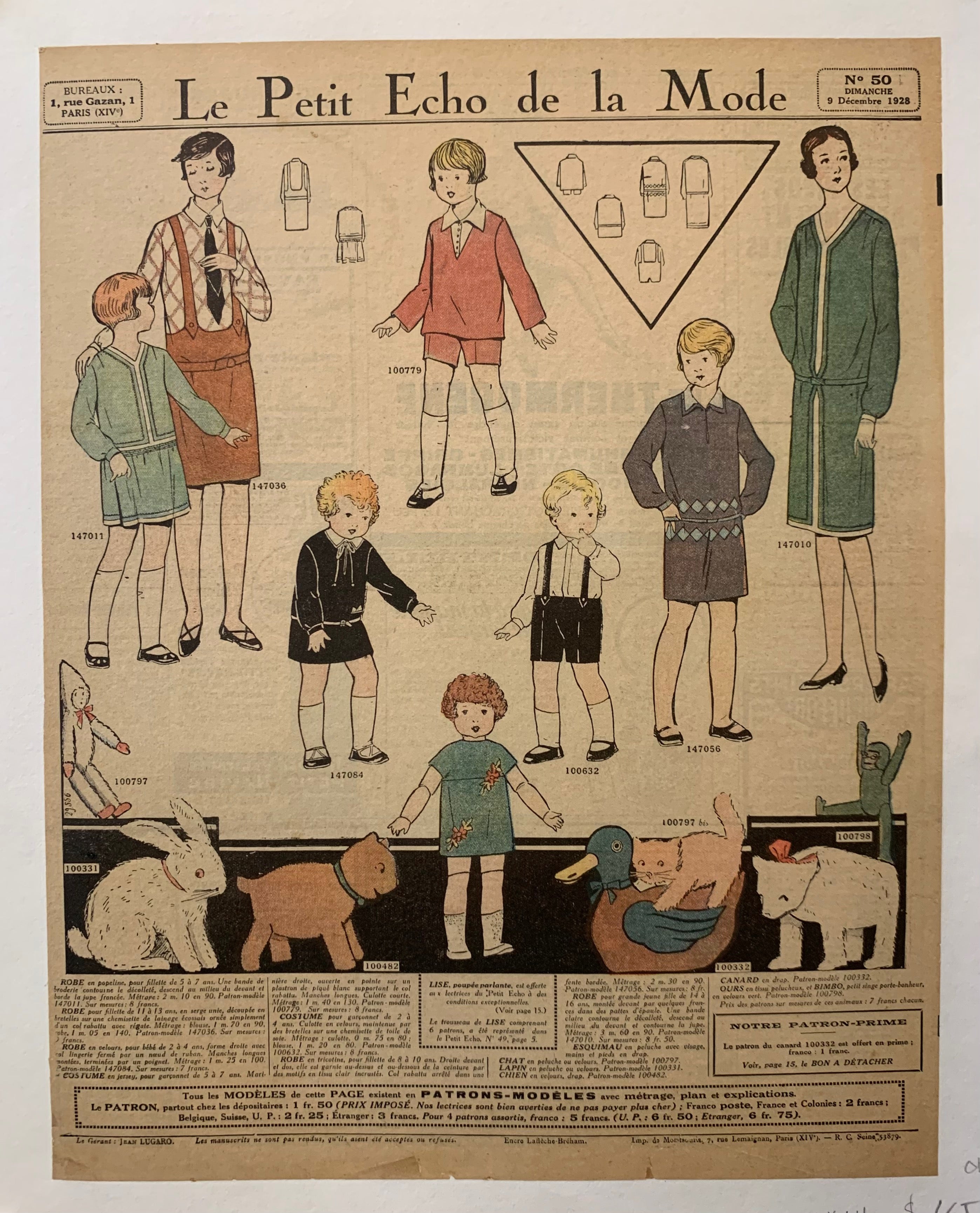 Le Petit Echo de la Mode Page