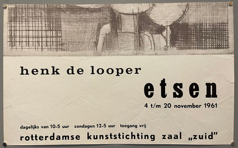 Link to  Henk de Looper Etsen PosterThe Netherlands, 1961  Product