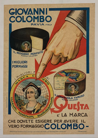 Link to  Giovani Colombo, Pavia Italy PosterItaly, 1933  Product