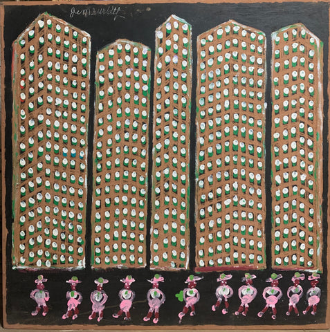 Link to Apartments With Pink Ladies #14, Jimmie Lee Sudduth PaintingU.S.A, c. 1995 Product