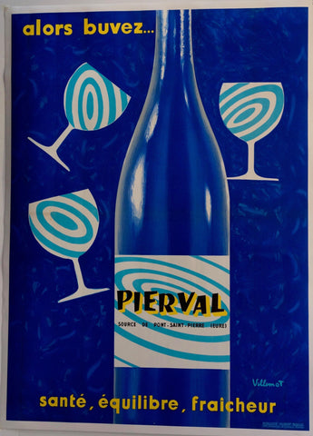Link to Pierval: "Alors Buvez... Sante, Equilibre, Fraicheur"France, C. 1960 Product