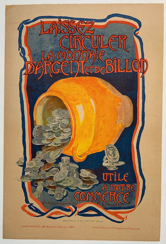 Link to Laisser Circuler La Monnaie D'Argent et de Billon - Utile a Notre CommerceFrance, C. 1917 Product