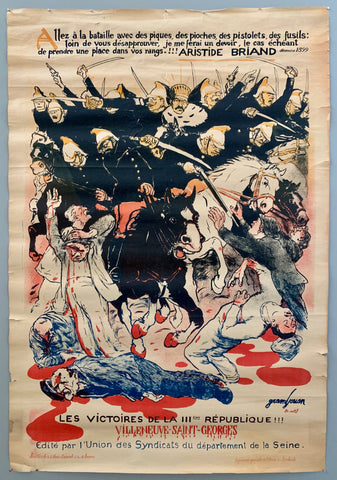 Link to Les Victoires de la IIIème République PosterFrance, c. 1908 Product