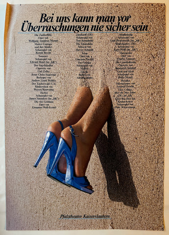 Link to Bei Uns Kann Man Vor Überraschungen Nie Sicher Sein PosterGermany c. 1985 Product