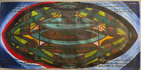 Ionel Talpazan 'Science UFO: Far to Future NASA' Painting