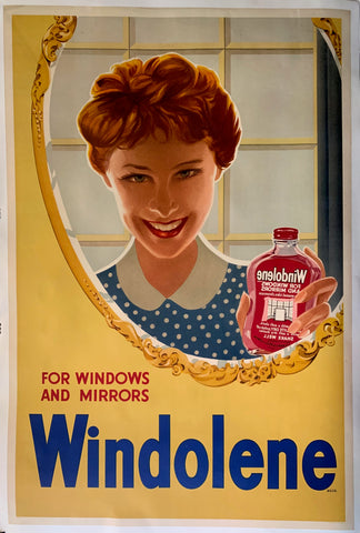 Link to  Windolene Poster ✓England, c. 1935  Product