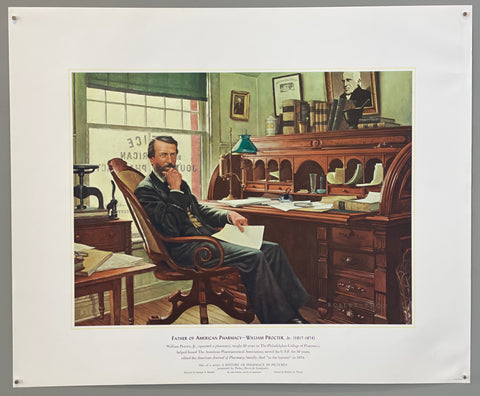 Link to Father of American Pharmacy—William Procter, Jr. PosterU.S.A., 1956 Product
