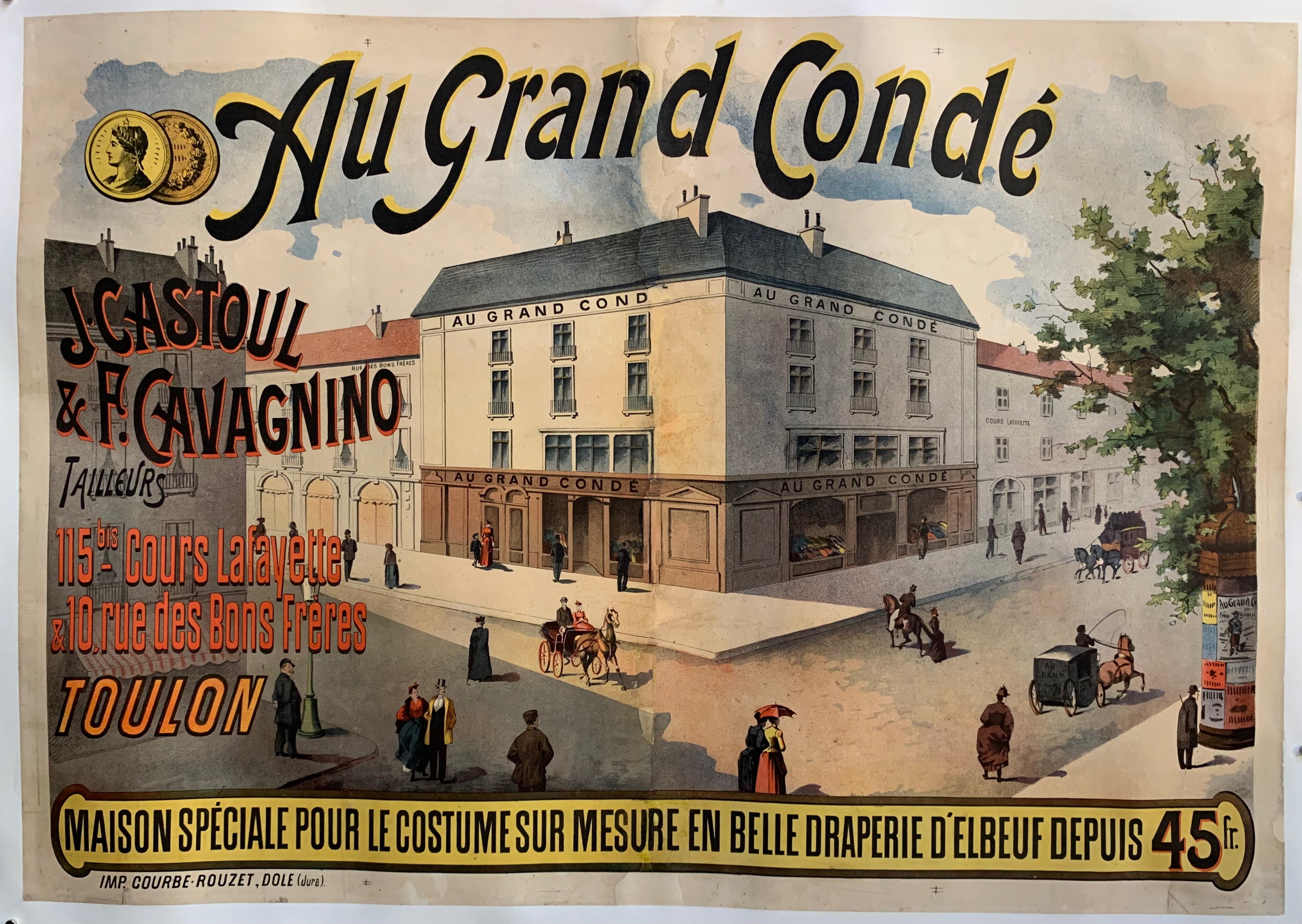 Au Grand Condé Poster