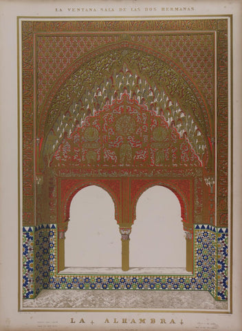 Link to Sala de las dos Hermanas Alhambra Print 13England, c. 1844 Product