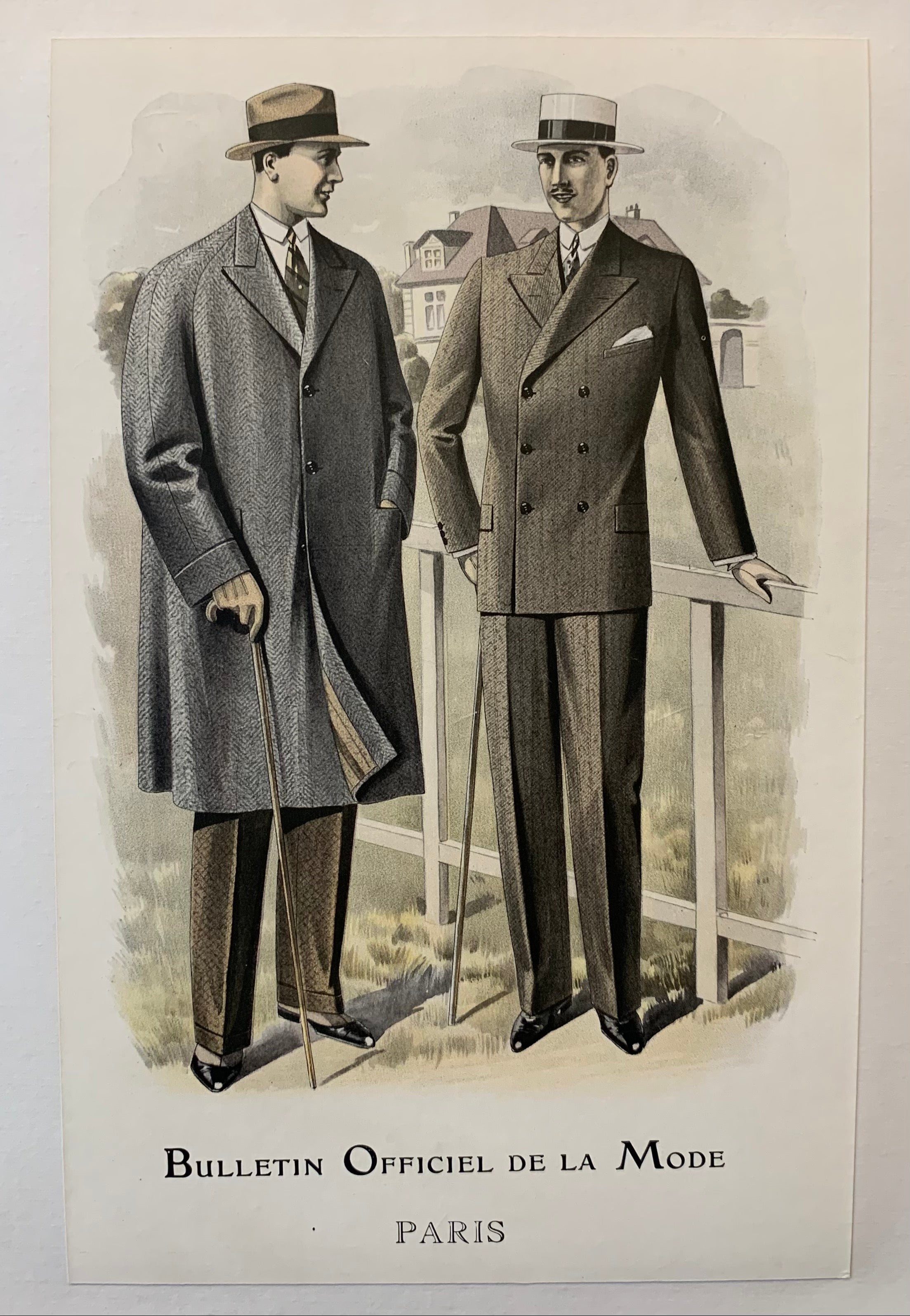Paris Men's Fashion Poster