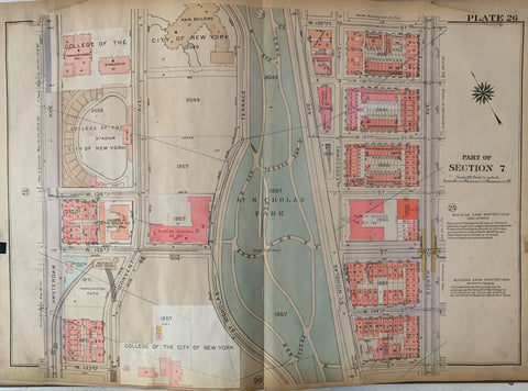 Link to Atlas of the City of New York Borough of the Manhattan (Volume 4)New York City, 1924 Product