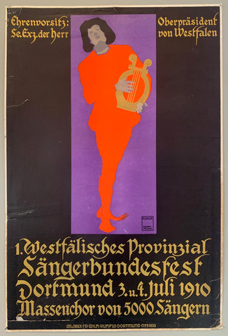 Link to  Westfälisches Provinzial Sängerbundesfest PosterGermany, c. 1910  Product