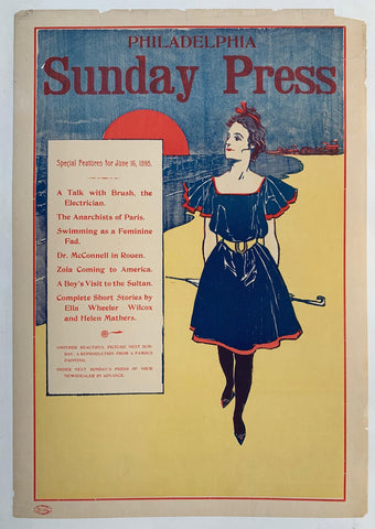 Link to  Philadelphia Sunday Press June 16 ✓USA, 1895  Product